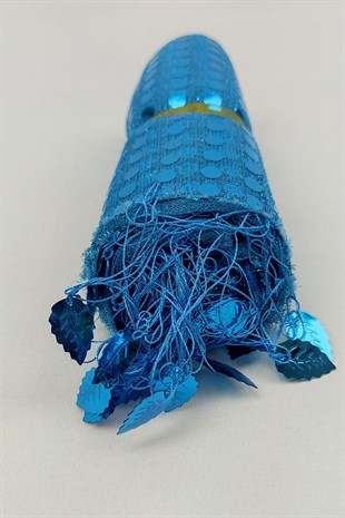 Blue Sequin Handkerchief 20 pcs