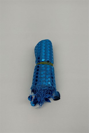 Blue Sequin Handkerchief 50 pcs