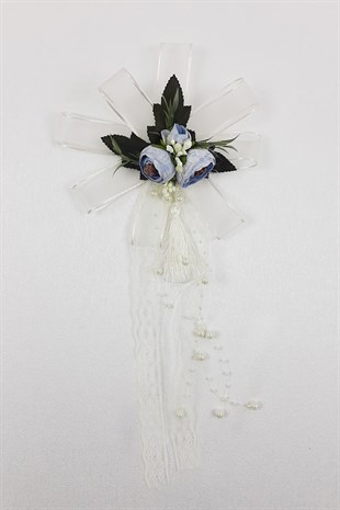 Mavi Rengi Bohça Bavul Süsü