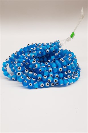Blue Glass Evil Eye Beads
