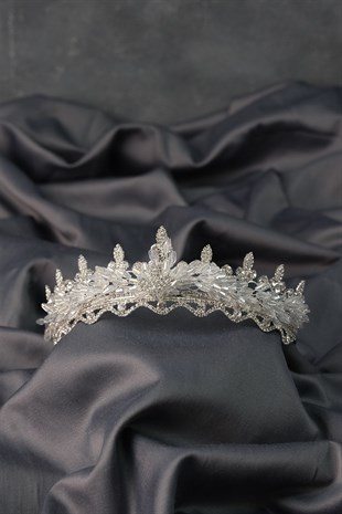 Mekik Boncuklu Badem Gelin Tacı