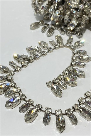 مكوك حجر شريط الإكسسوار المهدب بحجر 1 متر