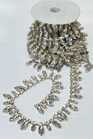 مكوك حجر شريط الإكسسوار المهدب بحجر 1 متر