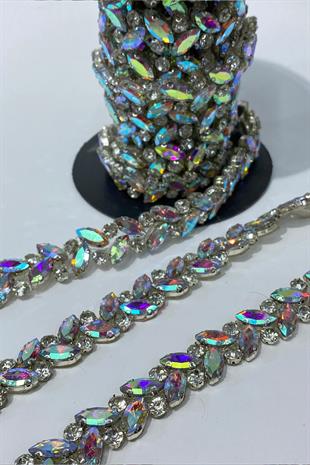 Mekikli Taşlı Şerit Aplik Bordür