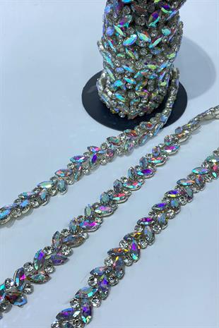 Mekikli Taşlı Şerit Aplik Bordür