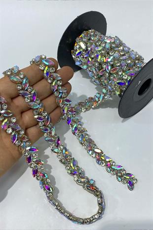 Mekikli Taşlı Şerit Aplik Bordür