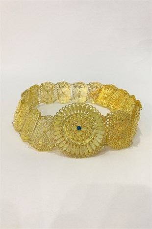 حزام الشالوار الألباني المطرز بالمعدن