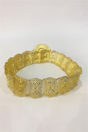 حزام الشالوار الألباني المطرز بالمعدن