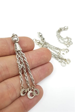 إمام المسبحة بشراشيب معدنية