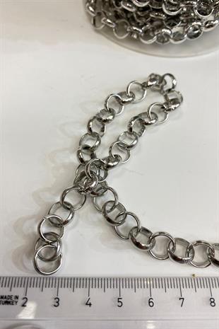 Metal Yuvarlak Kaliteli Çanta Takı Aksesuar Zinciri