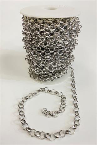 Metal Yuvarlak Kaliteli Çanta Takı Aksesuar Zinciri