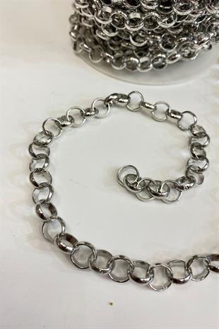 Metal Yuvarlak Kaliteli Çanta Takı Aksesuar Zinciri