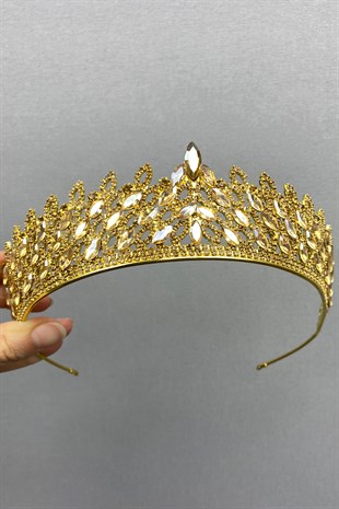 Mia Bridal Henna Crown and Earring Set