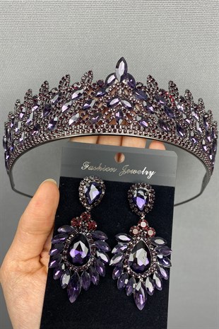 Mia Bridal Henna Tiara and Earring