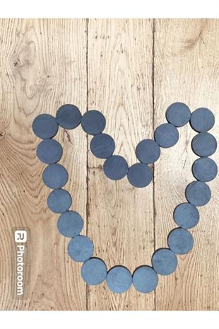 Mıknatıs (MAGNET) 25li Paket D15 Güçlü