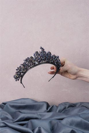 Purple Akbahar Bridal Henna Crown