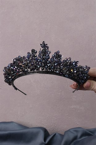 Purple Akbahar Bridal Henna Crown
