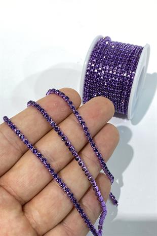 الأرجواني Beyoğlu Swarosvki قطاع الخرز الحجري ss12