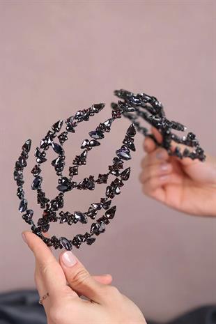 Purple Double Sided Helen Bridal Hair Accessory