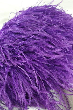 Purple Ostrich Feather