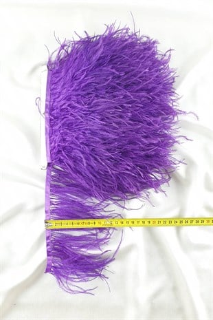 Purple Ostrich Feather