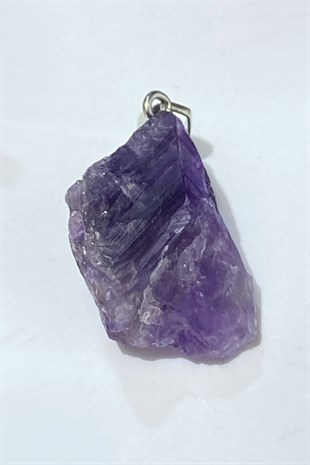 Purple Natural Stone Bead Agate Stone 1 Piece