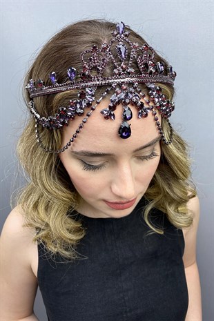 Mor Hürrem Gelin Kına Tacı