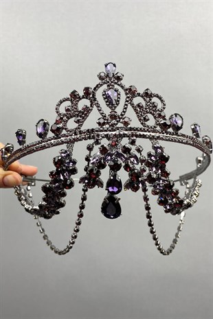 Mor Hürrem Gelin Kına Tacı