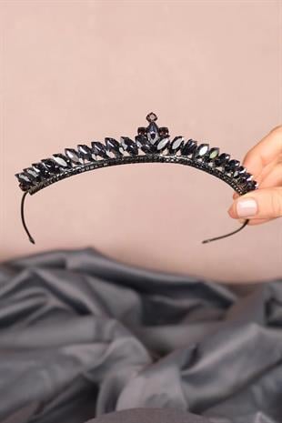 Purple Thin Shuttle Stone Bridal Henna Crown