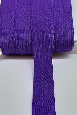 Mor Lastikli Saç Bandı 1,5cm