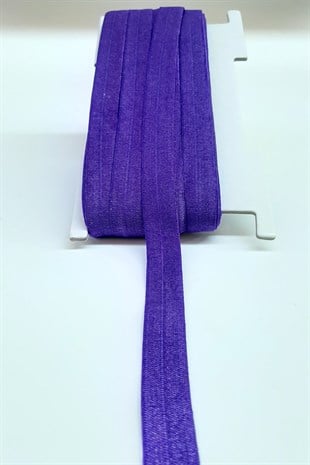 Mor Lastikli Saç Bandı 1,5cm