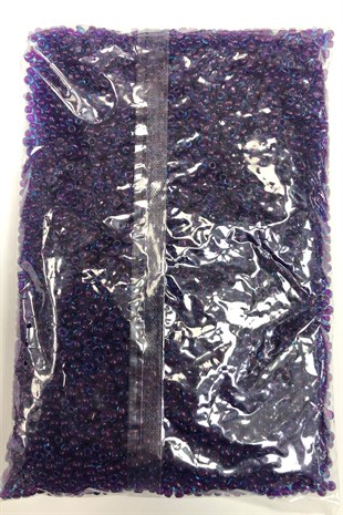 Purple Blue Sand Beads 4 mm 500 gr