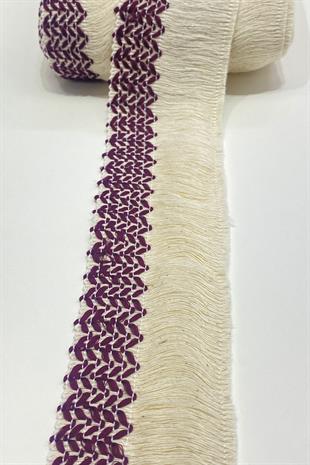 Mor Pamuk Püskül Saçak