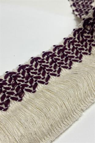 Mor Pamuk Püskül Saçak