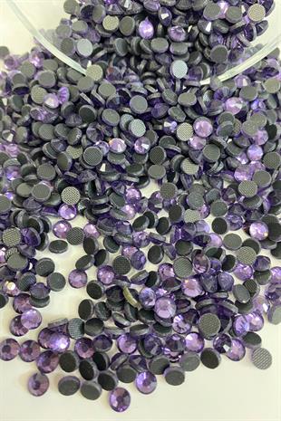 Purple Iron-On Beads Ss20 5mm Adhesive Stone 25 grm