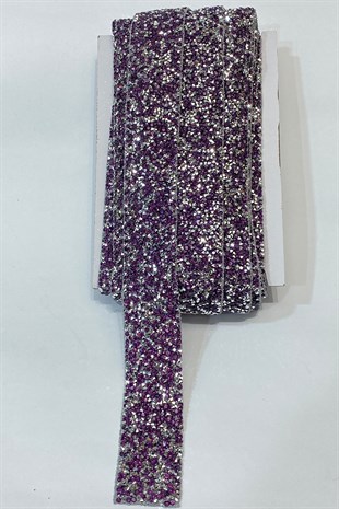 شريط حجري أرجواني مثبت بالحديد