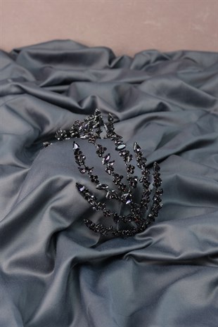 Purple Double Sided Helen Bridal Henna Crown