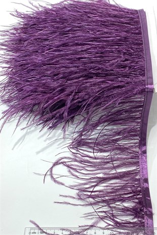 Mürdüm Deve Kuşu Tüyü 1 mt