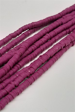 Mürdüm Fimo Hamur Boncuk 4mm