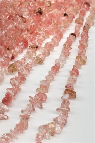 Pomegranate Flower Color Pebble Beads