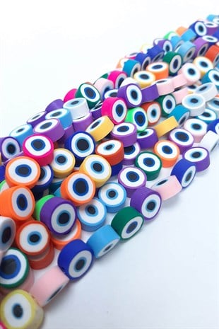 Evil Eye Bead Model Fimo Dough Beads