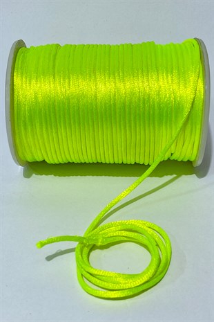Neon Sarı Brit İp Sıçan Kuyruğu 10 mt