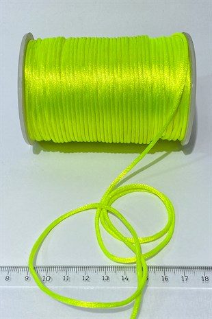 Neon Sarı Brit İp Sıçan Kuyruğu 10 mt