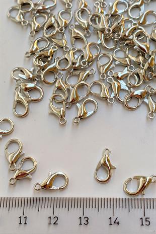 Nikel Rengi Kolye Ve Bileklik Papagan Klipsi 500 Adet