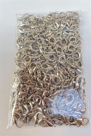 Nikel Renk Kolye Ve Bileklik Papagan Klipsi 250 Adet