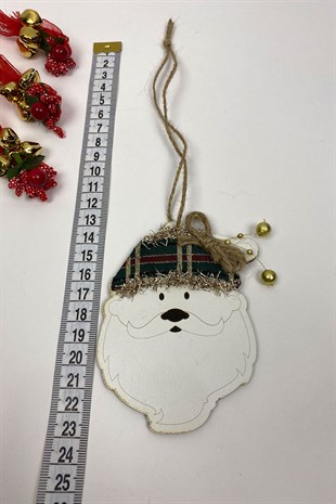 Noel Baba Baskılı Yılbaşı Ağaç Süsü