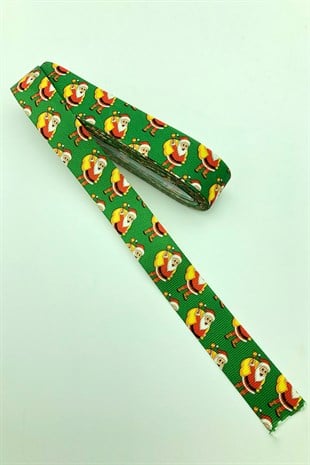 Noel Baba Desenli Yılbaşı Kurdelesi