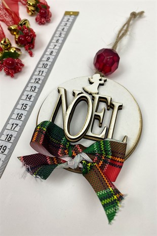 Noel Baskı Yılbaşı Ağaç Süsü 