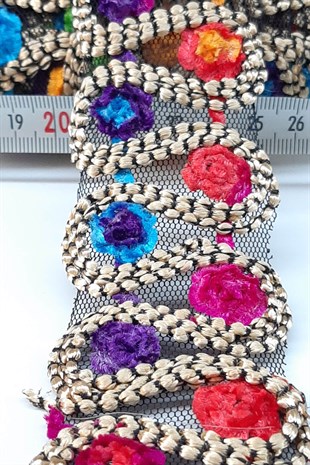 Örgü MotifAntik Şerit Güpür