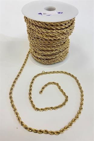 Örgülü Takı Kolye Ve Bileklik Zinciri